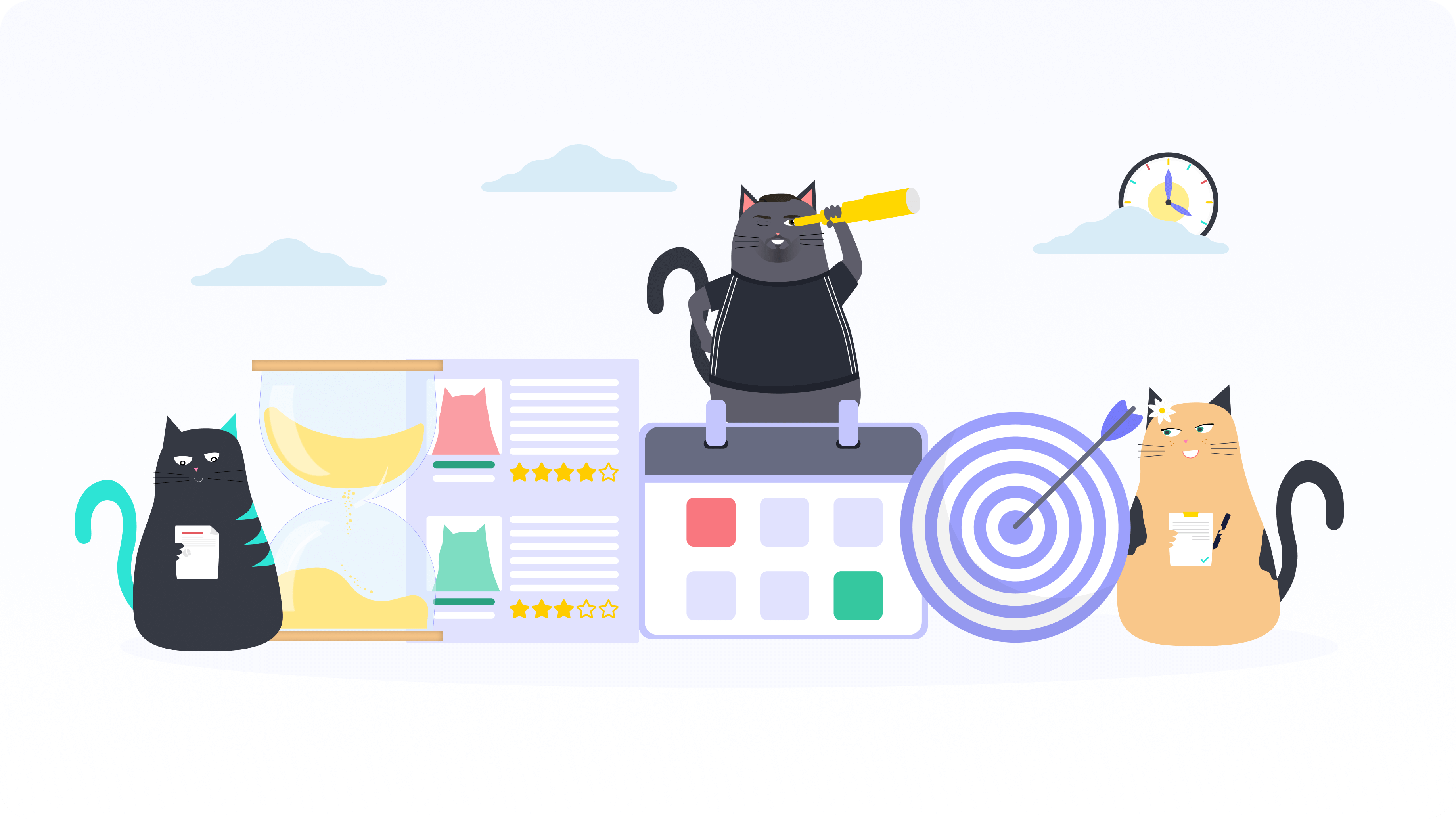 Optimize the use of the calendar and scheduling while planning ahead.